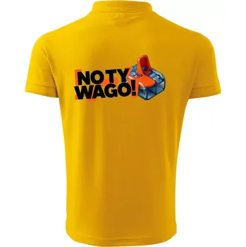 Pánská košile No ty wago - Polokošile pánská Pique Polo 203 - 3XL ( Žlutá )
