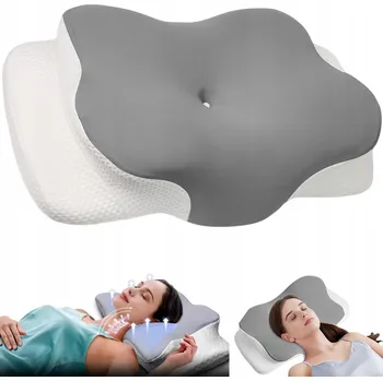 Polštář Velký Ergonomický ortopedický polštář na spaní paměťová pěna 60x39 Cm