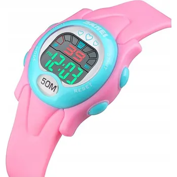 Hodinky ZEGAREK DZIECIĘCY ELEKTRONICZNY STOPER ALARM DATUM PODSVÍCENÍ