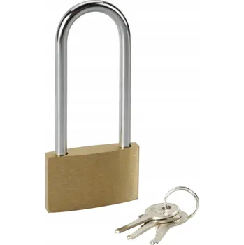 Visací zámek Mosazný visací zámek 50 mm LAMPA BASIC XL průměr oka 30 mm