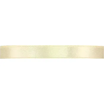 Stuha Saténová stuha oboustranná 25m x 9mm jasmínová