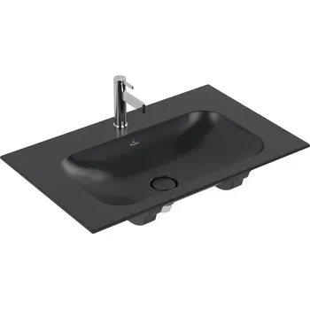 Umyvadlo Villeroy & Boch Finion umyvadlo 80x50 cm obdélníkový nábytkový černá 416481R7
