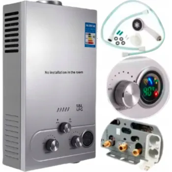 Bojler Průtokový ohřívač vody na LPG (propan-butan) s sprchou, 12 l/min, 24 kW