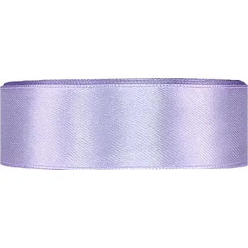 Stuha Saténová stuha oboustranná 25m x 25mm levandulová