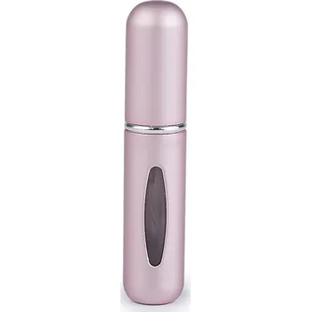 Cestovní plnitelný rozprašovač na parfém 8 cm, barva 8 růžová sv. mat