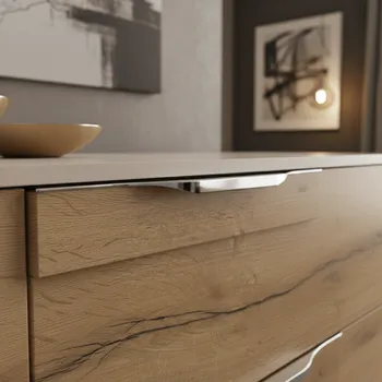 Nábytkové kování Rujzdesign Úchytka CLAUDIA / Lesklý chrom 147 mm