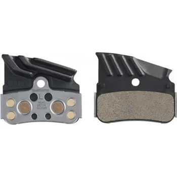 Brzda na kolo brzdové destičky Shimano N04C s chladičem kovové