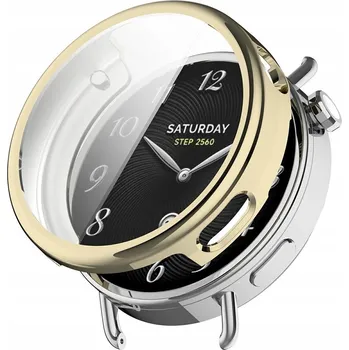 Pouzdro na mobilní telefon 2v1 POUZDRO s ochranou displeje pro Xiaomi Watch S4 41mm, kryt