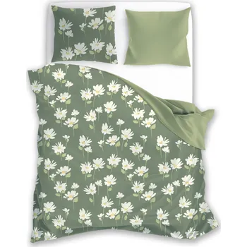 Povlečení Povlečení z mikrovlákna Druk 002 160x200 cm +2x 70x80 cm zelené