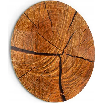 Bezpečná Tvrzené Sklo Podložka ESG pod krb Kamna Vzhled dřeva