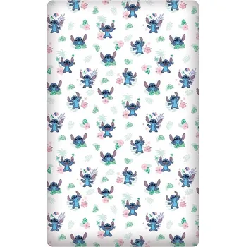 Prostěradlo Prostěradlo bavlněné s gumou 90x200 Lilo a Stitch