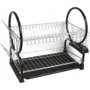 Odkapávač na nádobí ODKAPÁVAČ NA NÁDOBÍ DVOUÚROVŇOVÝ SUŠÁK S ODKAPÁVAČEM NA PŘÍBORY