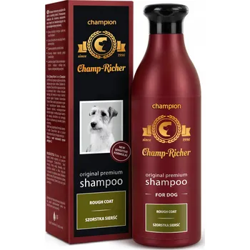 Kosmetika pro psa CHAMPION CHAMP-RICHER ŠAMPON PRO PSY S DRSNOU SRSTÍ 250ML