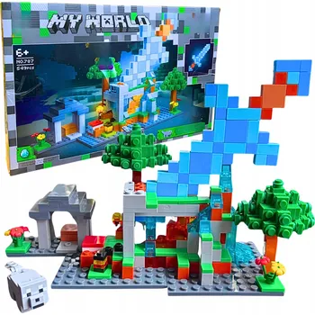 ostatní stavebnice Stavebnice Pevnost Hrad Bojová Hra Meč Sada Stavebnic My World