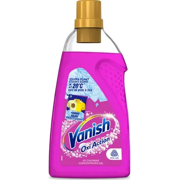 Odstraňovač skvrn Vanish Oxi Action Pink Odstraňovač skvrn v gelu na barevné tkaniny 1,5 l