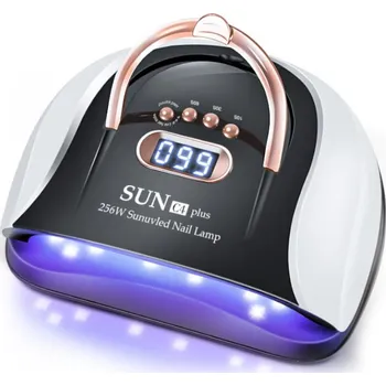 UV lampa na nehty LED+UV lampa LEMON C4 PLUS 256 W, vícebarevná