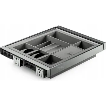 Úložný box ORGANIZÉR DO ŠATNÍ SKŘÍNĚ NA BIŽUTERII A GALANTERII SYMPHONY ROZ 600 ANTRACIT