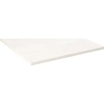 Psací stůl Deska stolu, bílá, 90x90x2,5 cm, masivní borovicové dřevo, čtvercová