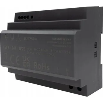 spínaný zdroj LED zdroj na DIN lištu premium 24V 150W 6,25A IP20 Ecolight