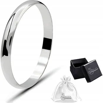 Prsten Stříbro Prstýnek ryzost 925 , leštěný úzký stříbrný snubní prsten | vel. 17