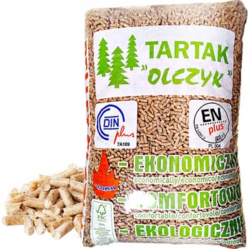 Tuhé palivo Pelety Olczyk ENplusA1, DINplus, NEJVYŠŠÍ KVALITA, DOPRAVA ZDARMA DÁREK PO CELÉ ČR!
