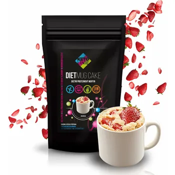 Keto dieta Ketolinie Proteinový mug cake jahodový ( 10 porcí )