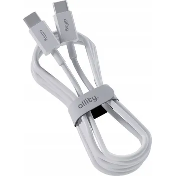 Datový kabel Kabel Allity USB typ C - USB typ C 2 m bílý
