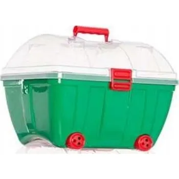 Dřevěná hračka VZDĚLÁVACÍ kostky Senzorická Hračka pro malé děti na stavění KUFŘÍK Solo