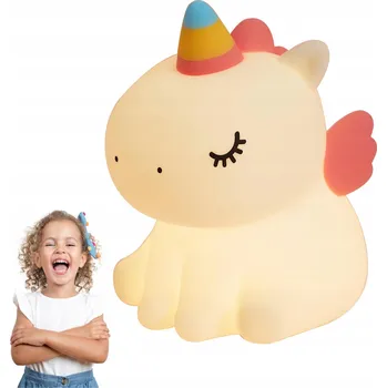 Lampička Noční Lampa LED pro Děti Dobíjecí Silikonová pro Usínání