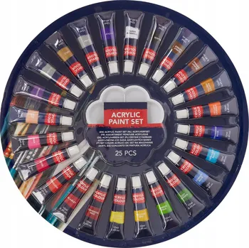 Vodová barva Akrylové barvy Van Bleiswijck 24 ks x 12 ml