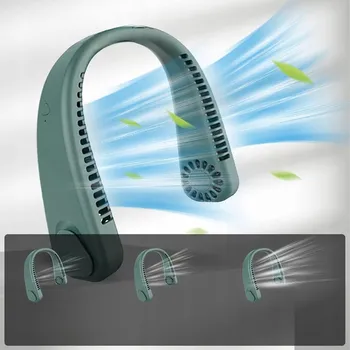 Domácí ventilátor MINI PŘENOSNÁ KLIMATIZACE VĚTRÁK CHLADÍCÍ NA KRK ZELENÁ