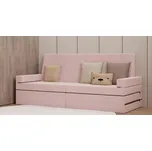 Rozkládací pohovka VISION RŮŽOVÁ TRINITY 160x200cm