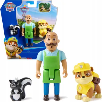 Tlapková patrola FIGURKY Rubble, Pan Porter a Skunk – Sada Tlapková patrola