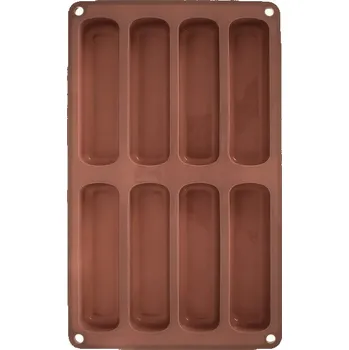 Nádoba na pečení Forma silikon na cukrářské piškoty 8 hnědá Rychlá expedice, doprava zdarma od 999,-