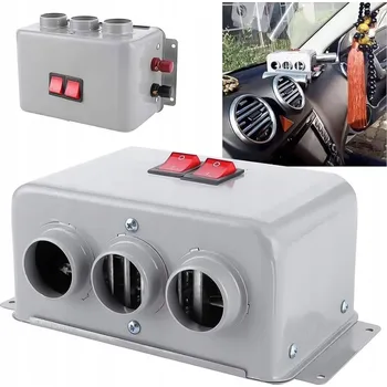 Ventilátor topení a klimatizace 12V OGRZEWANIE POSTOJOWE SPALOVACÍ OHŘÍVAČ DO AUTA 500-800W 3 VÝDECHY