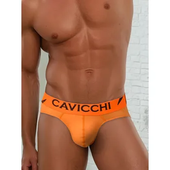 Slipy Slipy Pánské spodní prádlo Cavicchi CU017 81000 luxusní oranžové pánské spodní prádlo Roberto Martinelli Velikost: XXL