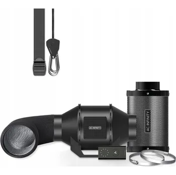 Vzduchotechnika Ventilační sada AC Infinity 150mm - potrubní ventilátor s regulací