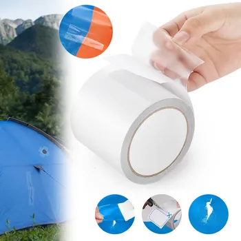 Lepicí páska PÁSKA NA PLACHTY Z PET, OPRAVNÁ PÁSKA NA TEXTILNÍ PLACHTY, 10 M X 8 CM