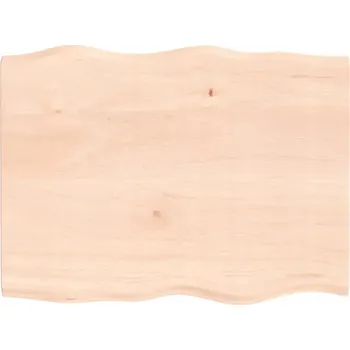 Konferenční stolek Obdélníkový stolek VidaXL 60 x 2 x 80 cm, dekor dub