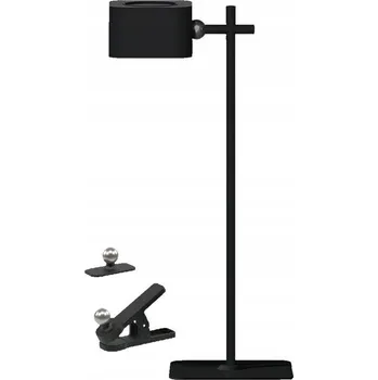 Lampička Stolní lampička V-TAC 4v1 35cm, nástěnná lampa, klips, svítilna 3W LED CCT, černá VT-1