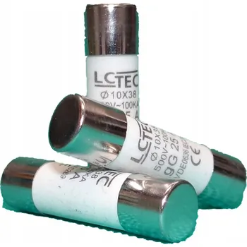 POUŽITELNÁ POJISTKOVÁ VLOŽKA VCX gG/gL 20A 500V AC 10X38 MM 1 KS