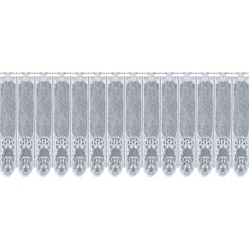 Obraz BIAŁY LAMBREKIN ŻAKARDOWY 338920 WYS. 40 CM