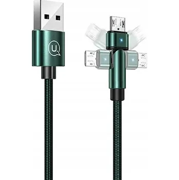 Datový kabel Kabel Usams USB - microUSB typ B 1 m zelený