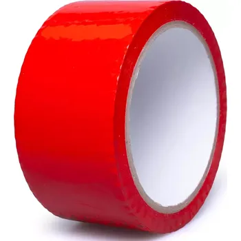 Lepicí páska Balicí páska, materiál OPP, 48mm x 50m červená
