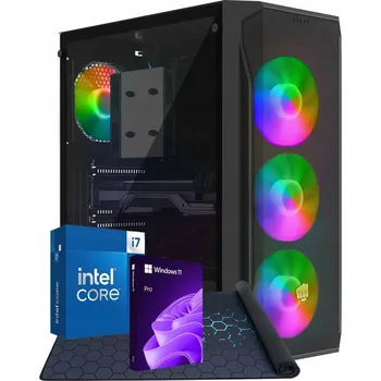 Stolní počítač Počítač Core i7 GeForce RTX 5060 32GB DDR4 1TB SSD Windows 11 WiFi