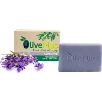 Mýdlo Mýdlo z olivového oleje s levandulí Oliveplus 100g řecké