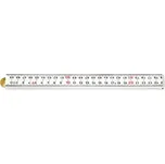 Skládací metr plast. 1mx13mm bílý 4článkový Hultafors