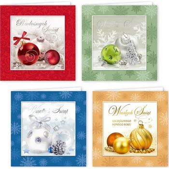 Vánoční přání s obálkou, světské Čtverec přání, Vánoce - WB1BN