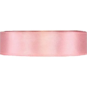 Stuha Saténová stuha oboustranná 25m x 20mm romantická růžová