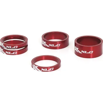 Komponent pro jízdní kolo podložky XLC AS-A02 AH 3x5, 1x10, 1x15 červené